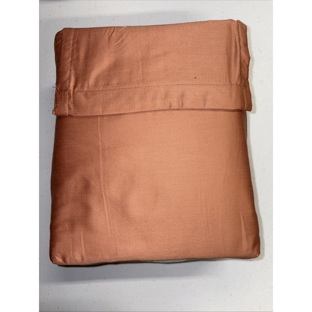 Threshold Solid Performance 400 Thread Count Sheet Set Rust Twin/Twin XL 28356